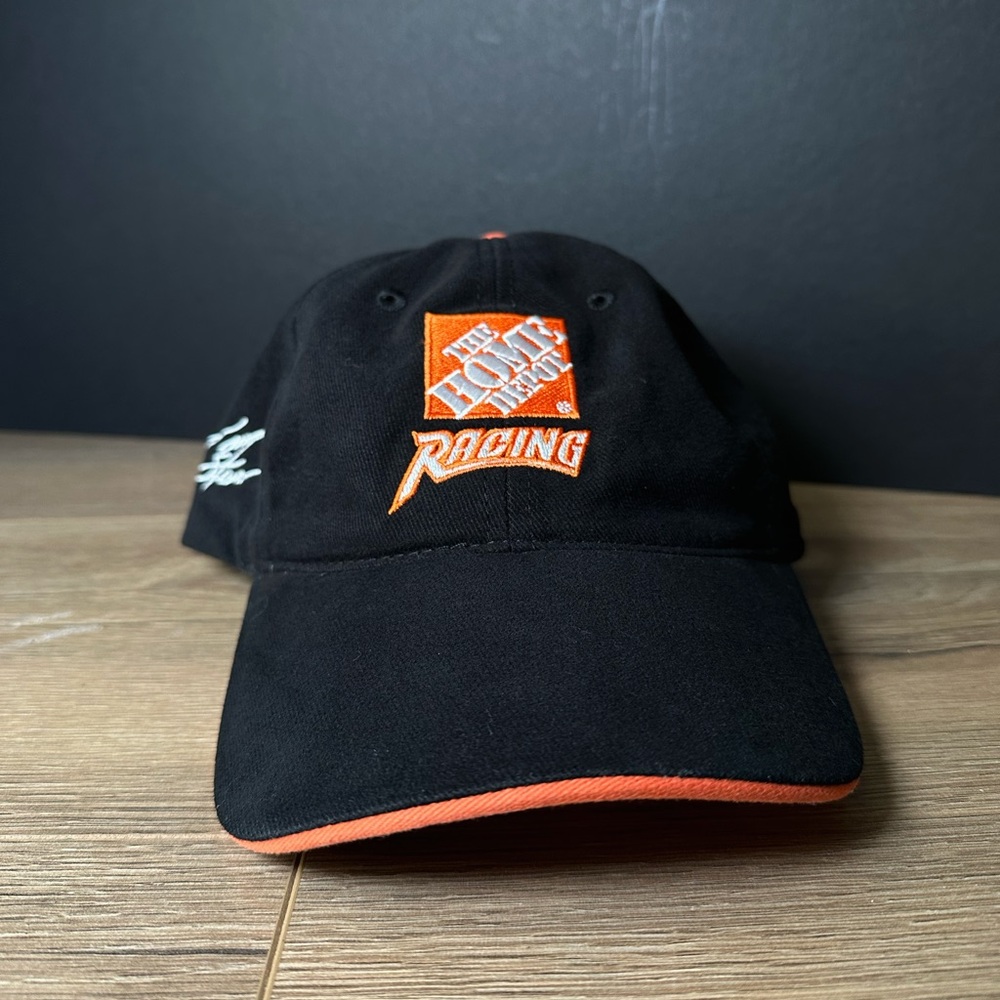 Vintage HOME DEPOT Tony Stewart #20 NASCAR Chase Velcro Hat
